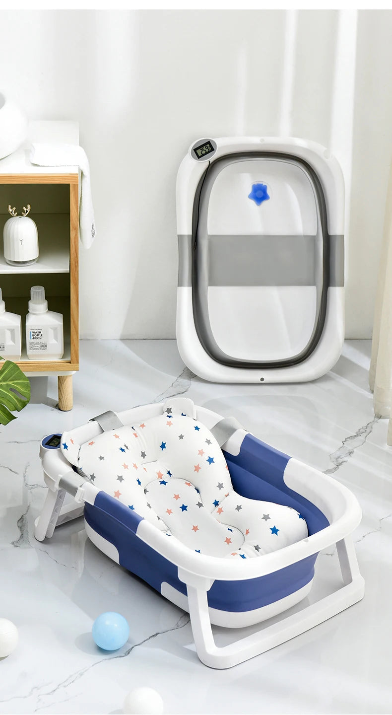Baby Bath Tub Foldable with Thermometer